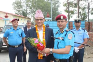 प्रमुख जिल्ला अधिकारी सुवेदीद्वारा जिल्ला प्रहरी कार्यालय सर्लाहीको निरीक्षण, शान्ति सुरक्षा चुस्त राख्न निर्देशन